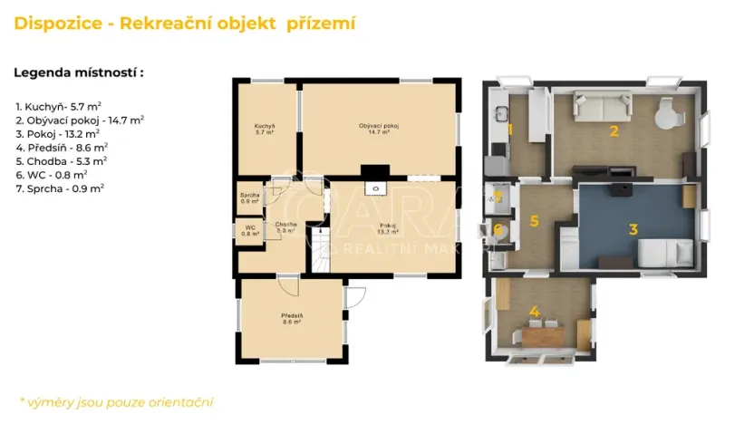 Prodej chaty, Sýkořice, 74 m2