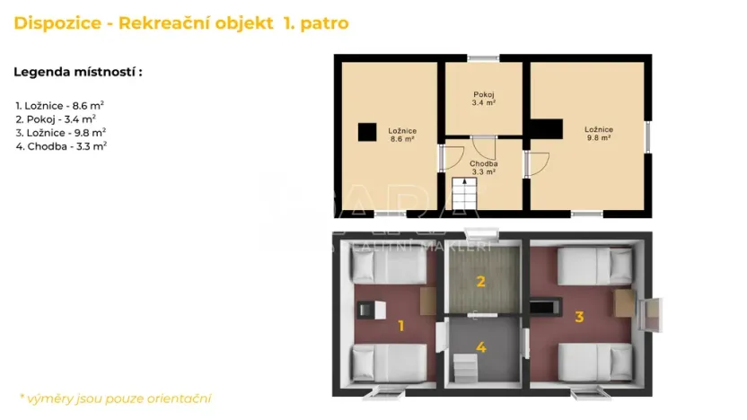 Prodej chaty, Sýkořice, 74 m2