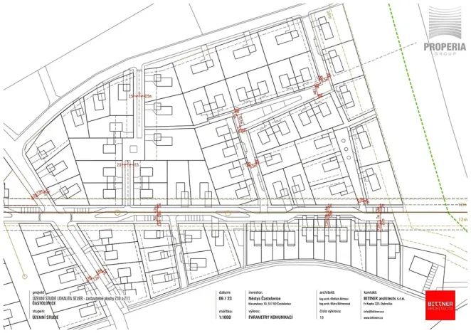 Prodej pozemku pro bydlení, Častolovice, 1053 m2