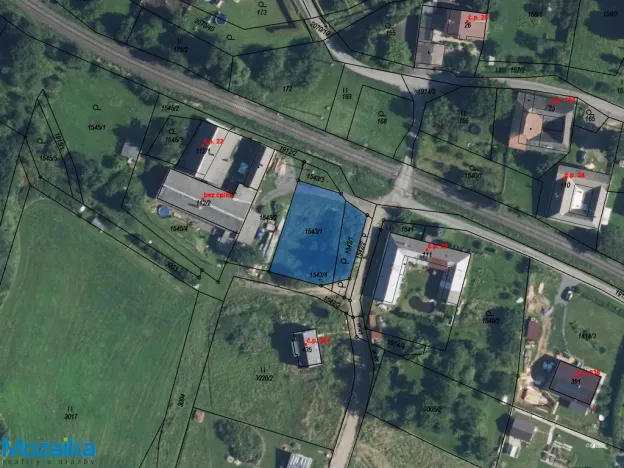 Prodej pozemku pro bydlení, Linhartice, 748 m2