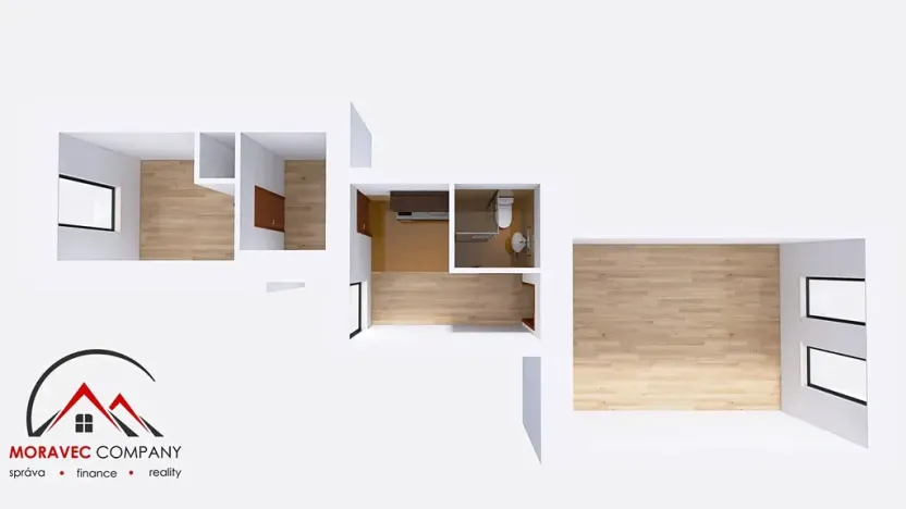 Pronájem bytu 2+1, Ostrava, Mariánskohorská, 51 m2