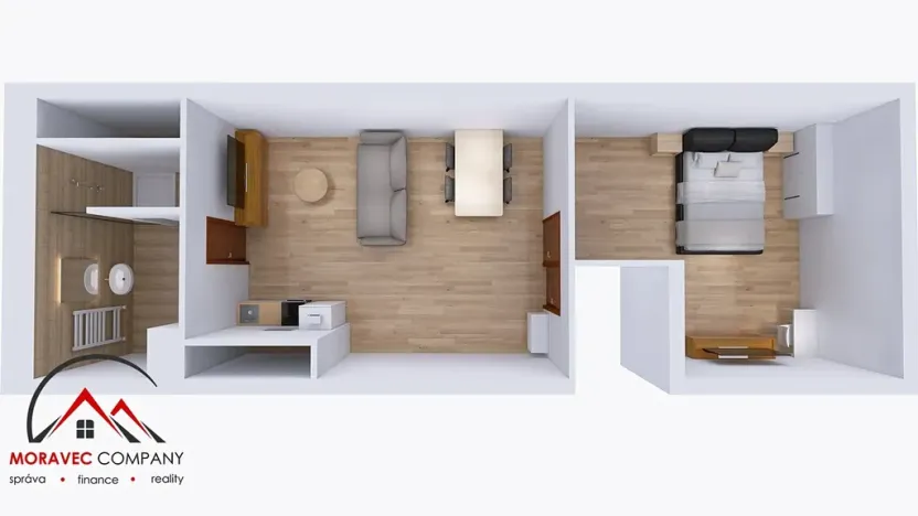 Pronájem apartmánu, Ostrava, Cihelní, 54 m2