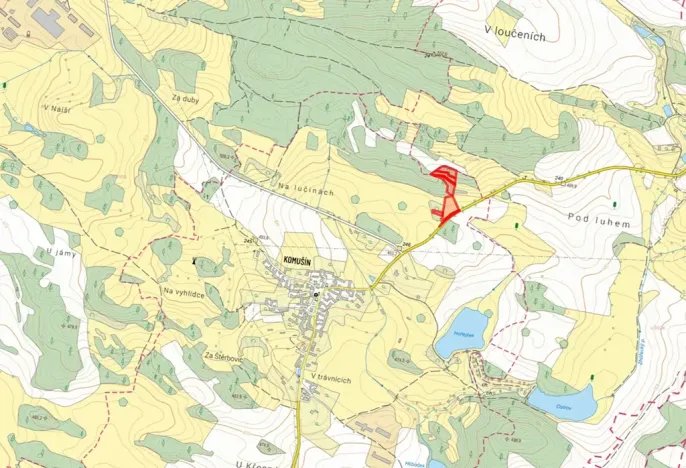 Prodej lesa, Horažďovice, 10763 m2