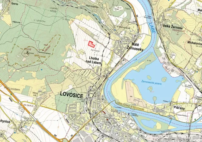 Prodej pole, Lhotka nad Labem, 4697 m2