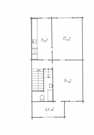 Pronájem bytu 2+1, Brno, Řádky, 50 m2