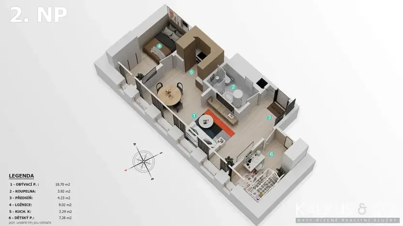 Prodej bytu 3+kk, Svoboda nad Úpou, Nový svět, 46 m2