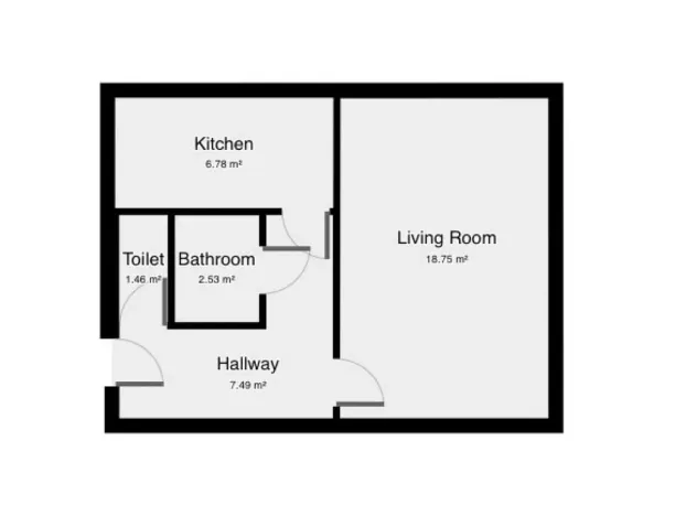 Pronájem bytu 1+1, Praha - Vršovice, Na louži, 36 m2