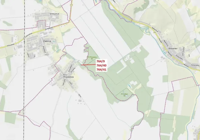 Dražba lesa, Přísnotice, 702 m2