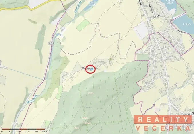 Prodej pozemku pro bydlení, Komárov, 1061 m2