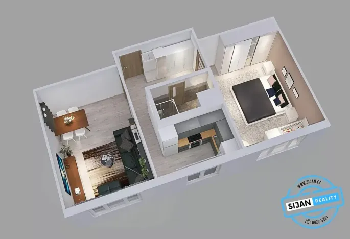 Pronájem bytu 2+1, Ostrava, Jiskřiček, 57 m2