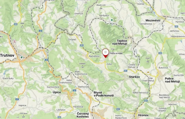 Prodej pozemku, Vernéřovice, 18464 m2