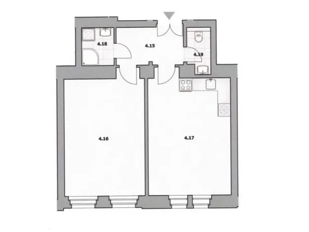 Pronájem kanceláře, Praha - Karlín, Křižíkova, 53 m2