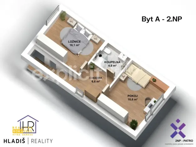 Prodej bytu 4+kk, Dolní Němčí, Polní, 98 m2