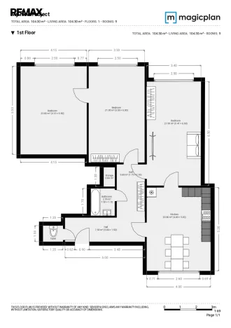 Pronájem bytu 3+1, Praha - Smíchov, Plzeňská, 96 m2