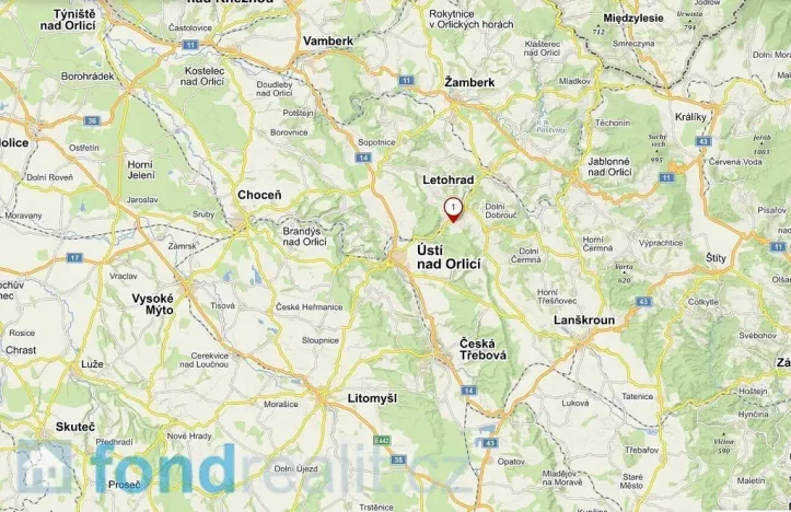 Prodej pozemku, Dolní Dobrouč, 4634 m2