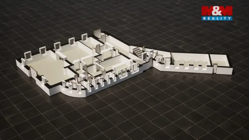 Prodej rodinného domu, Bílina, 1200 m2