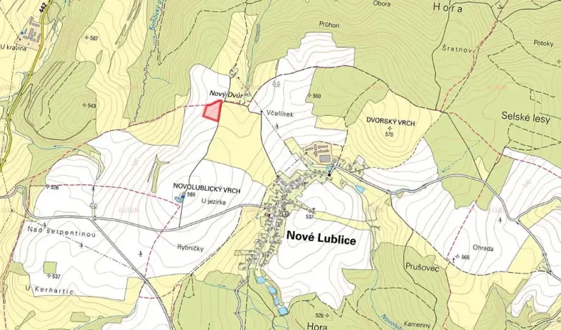 Prodej louky, Nové Lublice, 16501 m2