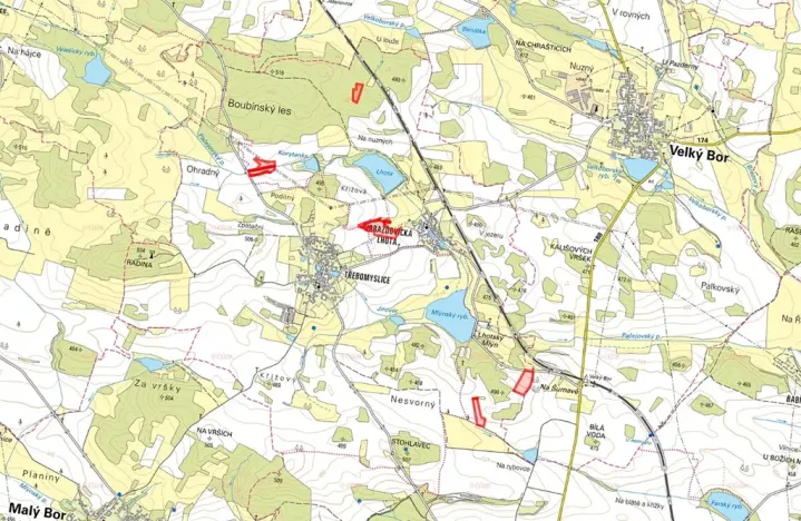 Prodej pole, Horažďovice, 68368 m2