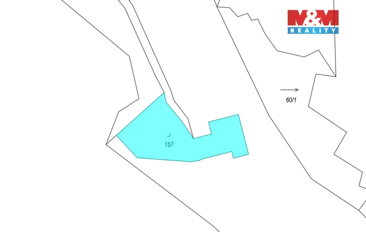 Prodej louky, Cvikov - Trávník, 545 m2