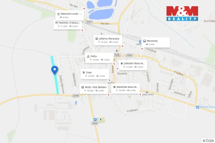 Prodej pozemku pro bydlení, Moravany, 5897 m2