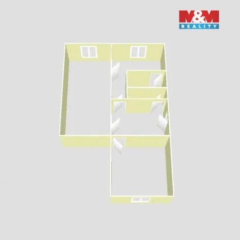 Prodej bytu 2+1, Bukovany, 48 m2