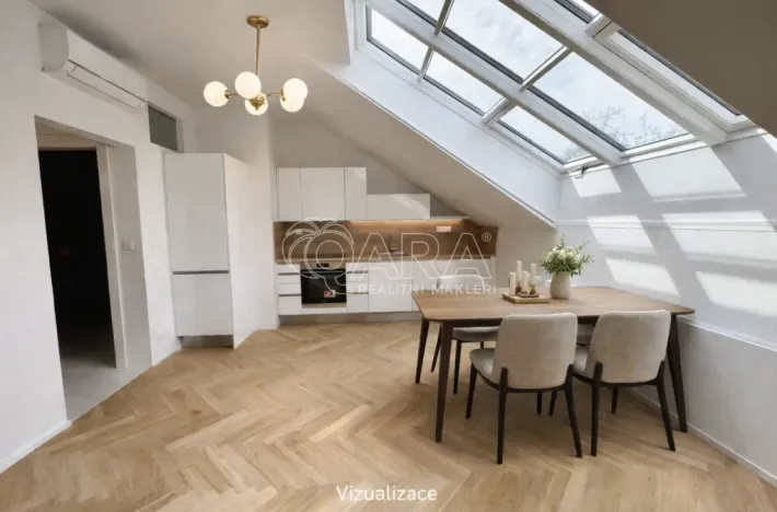 Pronájem bytu 1+kk, Praha - Smíchov, Holečkova, 56 m2