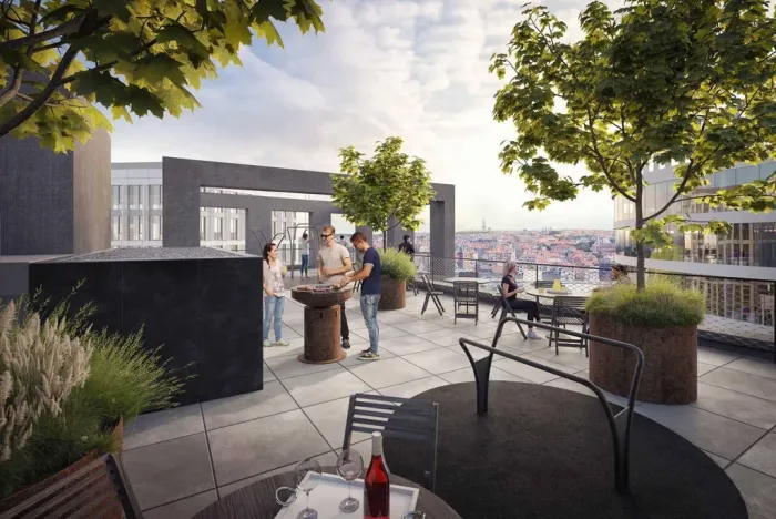 Pronájem bytu 1+kk, Praha - Smíchov, Plzeňská, 20 m2