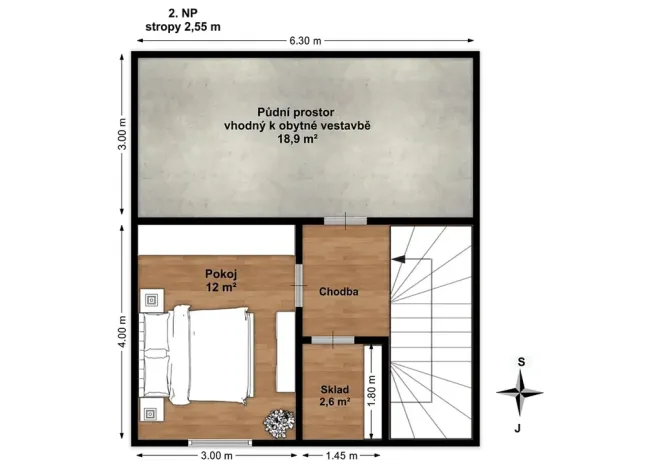 Prodej rodinného domu, Votice, 2. odboje, 82 m2