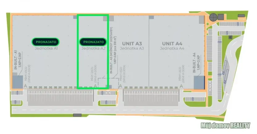 Pronájem skladu, Praha - Hostivař, K pérovně, 5625 m2