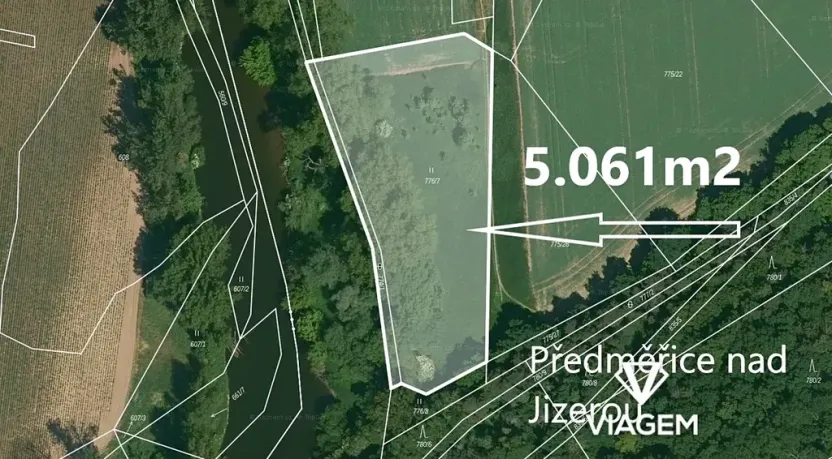 Prodej pole, Předměřice nad Jizerou, 5061 m2