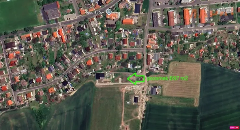 Prodej pozemku pro bydlení, Bečov, 697 m2