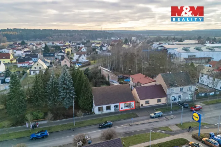 Pronájem obchodního prostoru, Nýřany, Revoluční, 47 m2