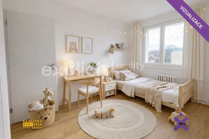 Prodej bytu 3+1, Zlín - Malenovice, třída Svobody, 61 m2