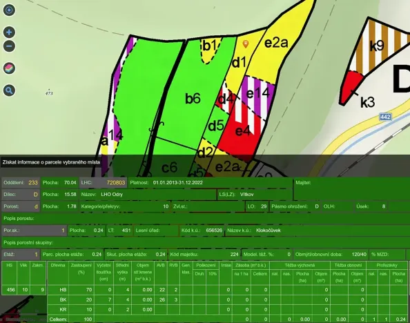 Prodej lesa, Odry, 17778 m2