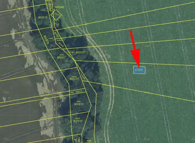 Prodej louky, Kojetín, 369 m2