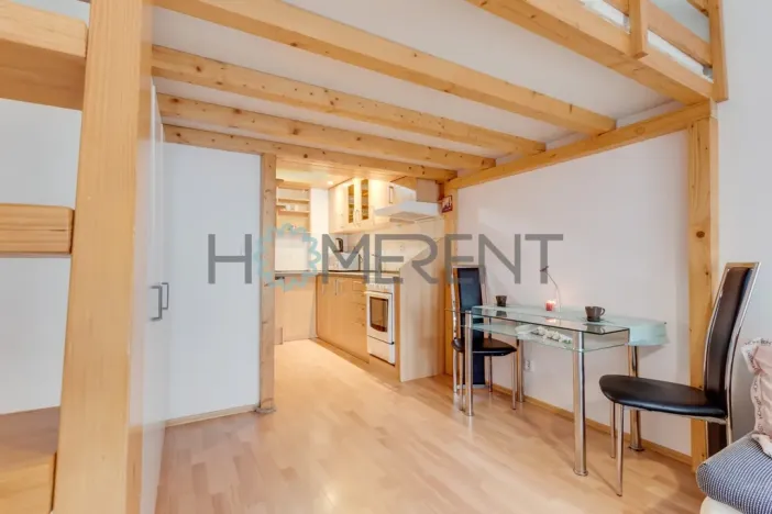 Pronájem bytu 1+kk, Praha - Letňany, Malkovského, 28 m2