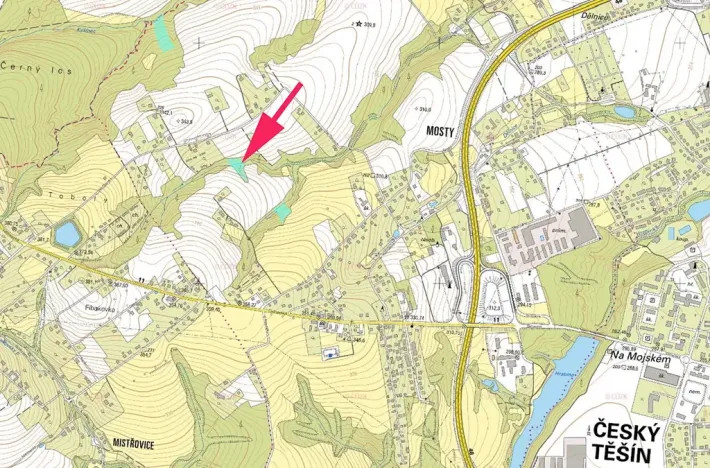 Prodej lesa, Český Těšín, 3156 m2