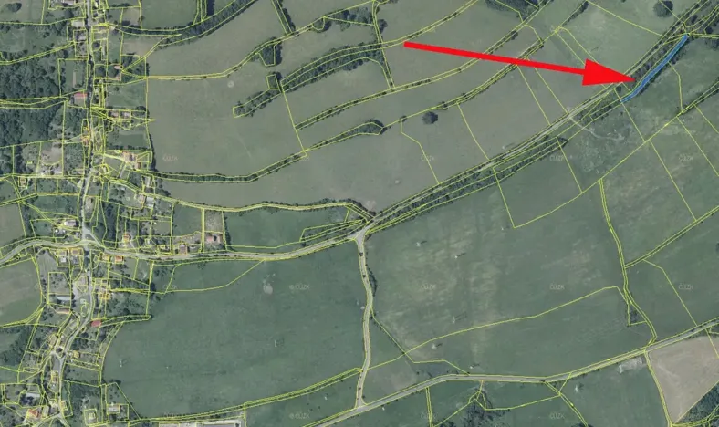 Prodej louky, Kozly, 1395 m2