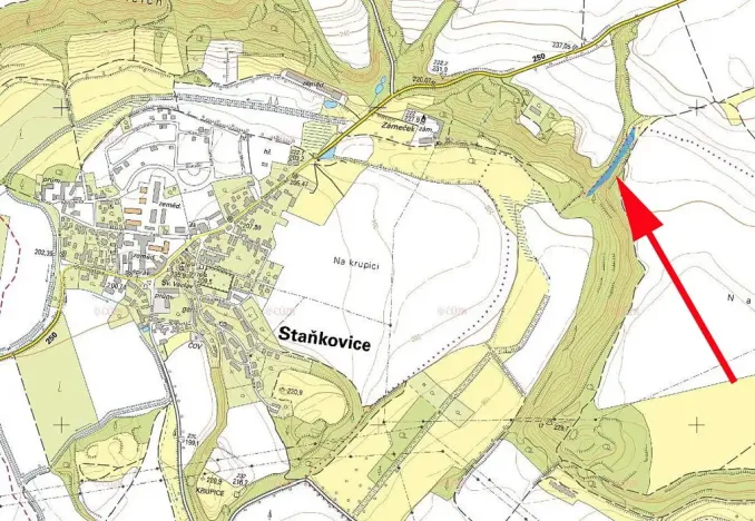 Prodej louky, Staňkovice, 4313 m2