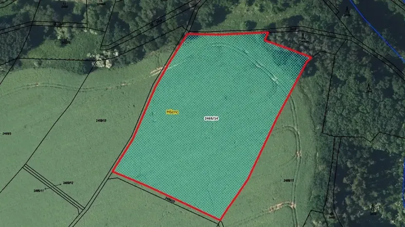 Prodej pole, Mšeno, 9988 m2