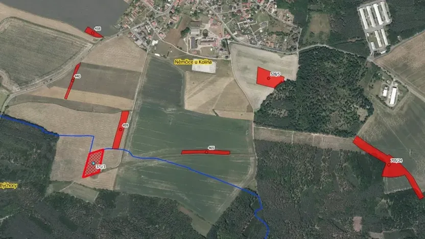 Prodej pole, Býchory, 7688 m2