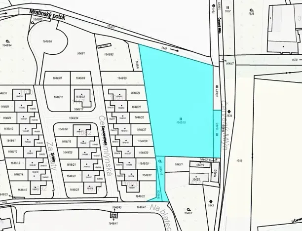 Dražba komerčního pozemku, Praha - Ďáblice, Červenomlýnská, 3900 m2