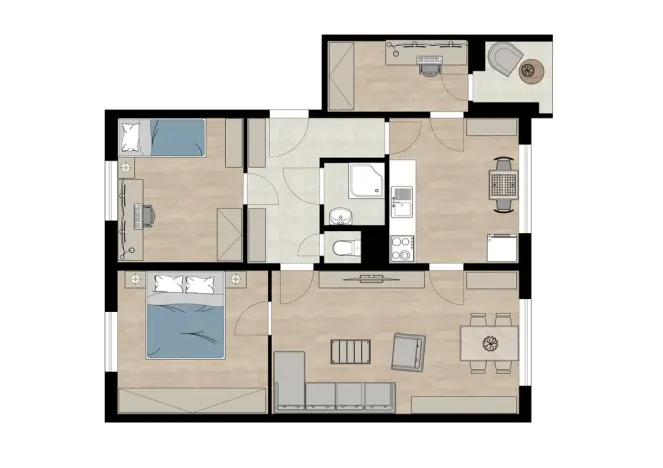Prodej bytu 3+1, Milevsko, J. A. Komenského, 78 m2