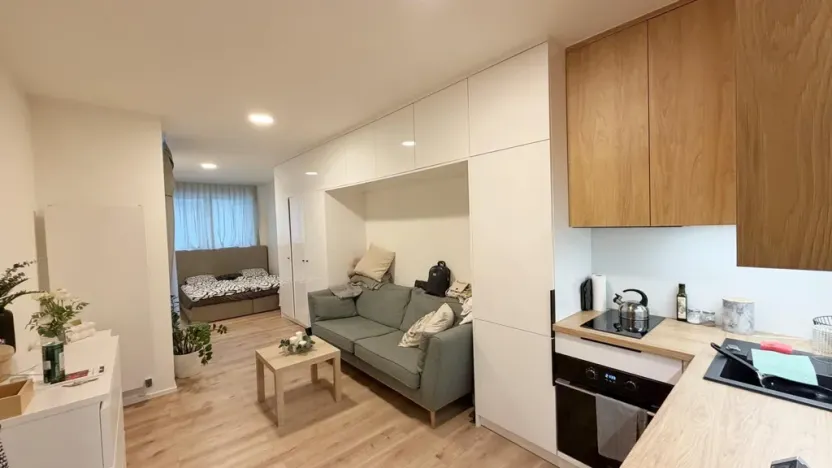 Pronájem bytu 1+kk, Praha - Strašnice, Strančická, 31 m2