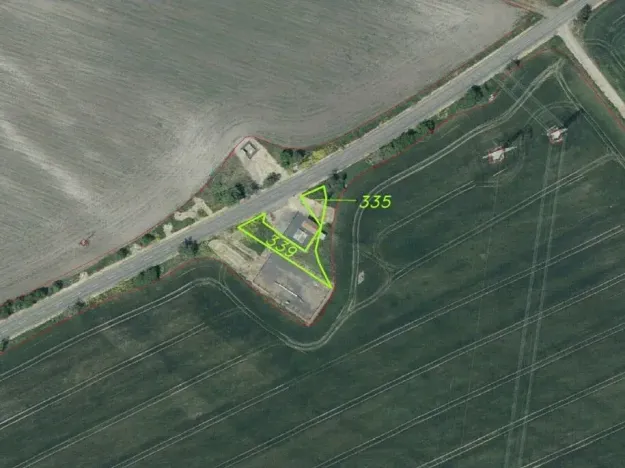 Dražba pozemku, Volevčice, 435 m2