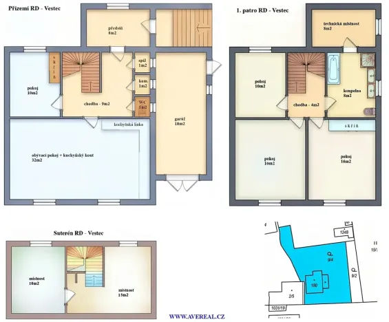 Prodej rodinného domu, Vestec, Vestecká, 167 m2