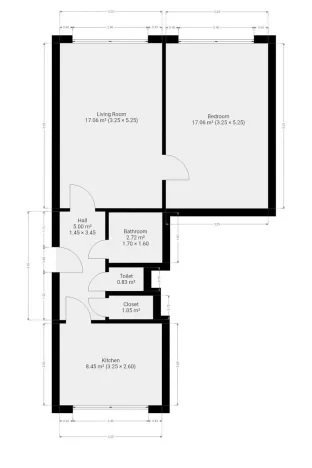 Pronájem bytu 2+1, Praha - Žižkov, Malešická, 59 m2