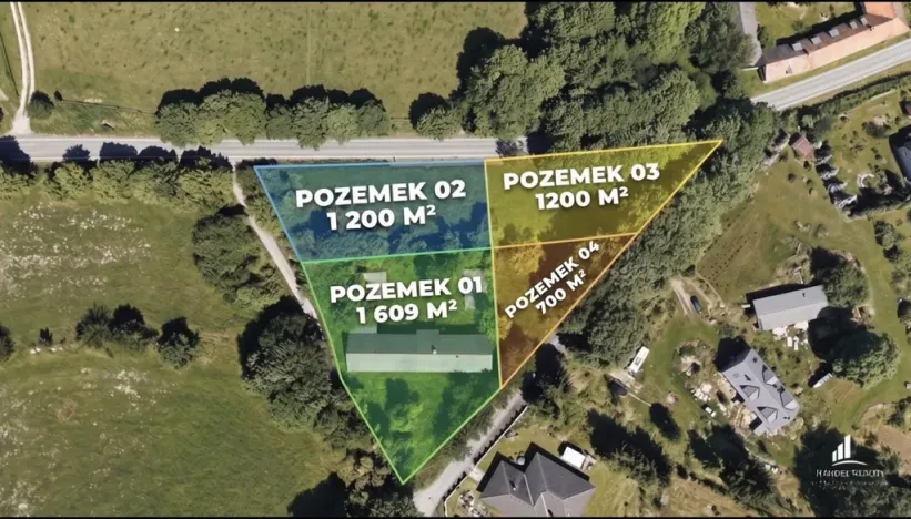 Prodej pozemku, Zbinohy, 1200 m2
