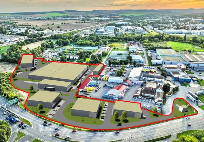 Prodej výrobních prostor, Brno, Hněvkovského, 3000 m2