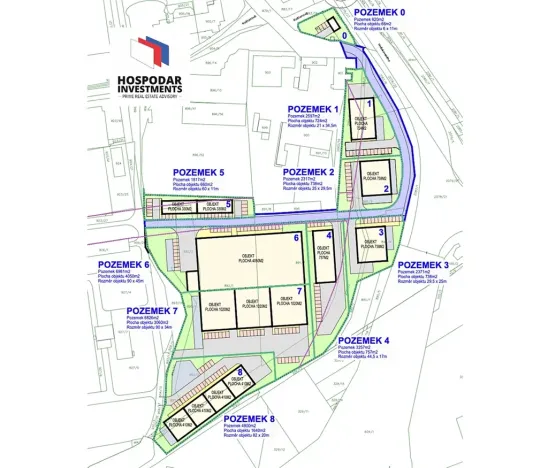 Prodej obchodního prostoru, Brno, Hněvkovského, 1000 m2